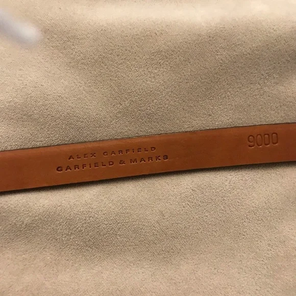 Alex Garfield leather belt